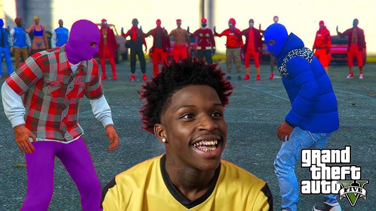 Quando Rondo GOES TO WAR with Grape Street Gang on GTA RP! *CRAZY* (PART 1)