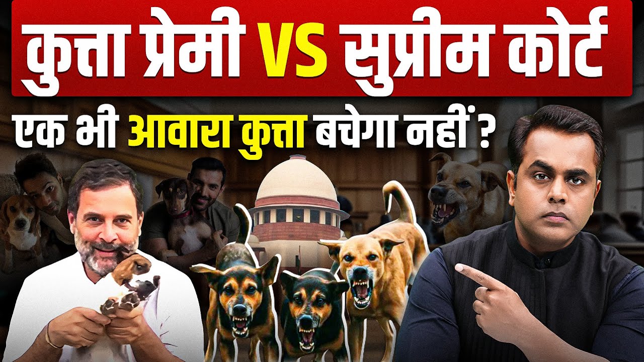 Supreme Court on Stray Dogs : एक भी आवारा कुत्ता बचेगा नहीं?| Sushant Sinha