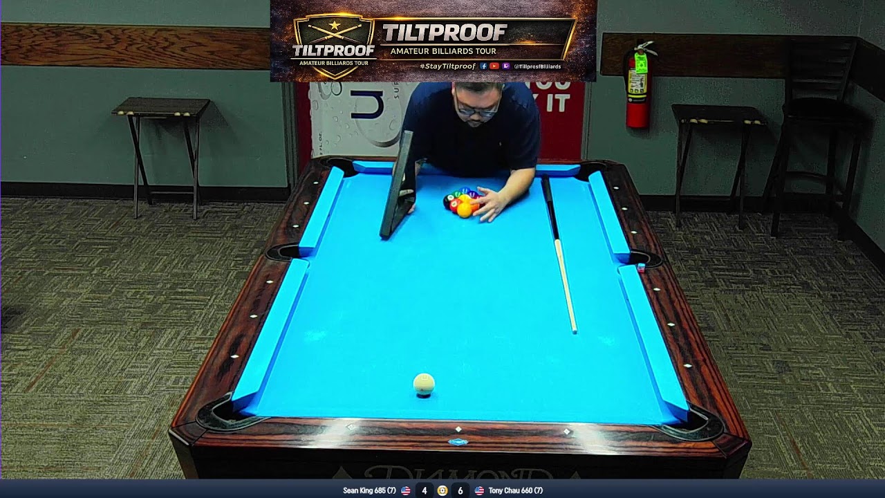 Tiltproof Amateur Billiards Tour Stop #3 Tony Chau vs Sean King