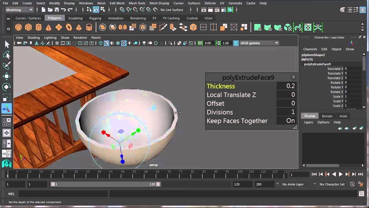 Maya Model a Bowl Tutorial