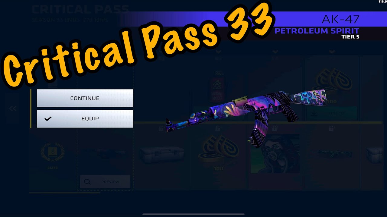 Critical Pass Season 33 | Critical Ops Case Opening