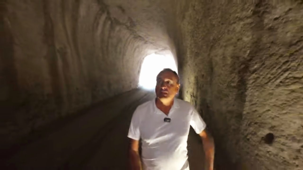 El gran túnel romano de la Vía Flaminia