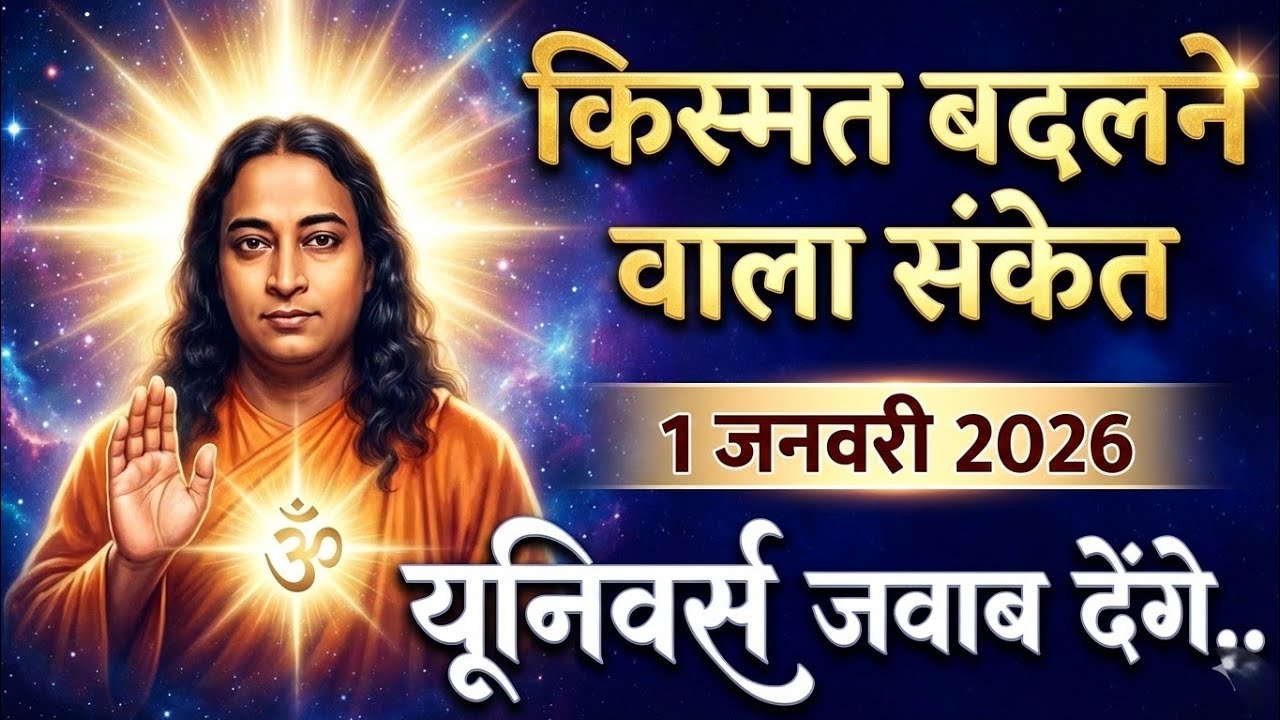 God का संदेश आपके लिए 1 जनवरी 2026 | ब्रह्मांड के संकेत | Angel Message Today