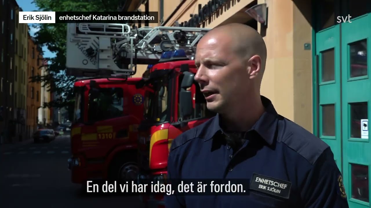 Lokala Nyheter Stockholm - Följ med på en historisk resa till en tid då hästar drog brandvagnarna
