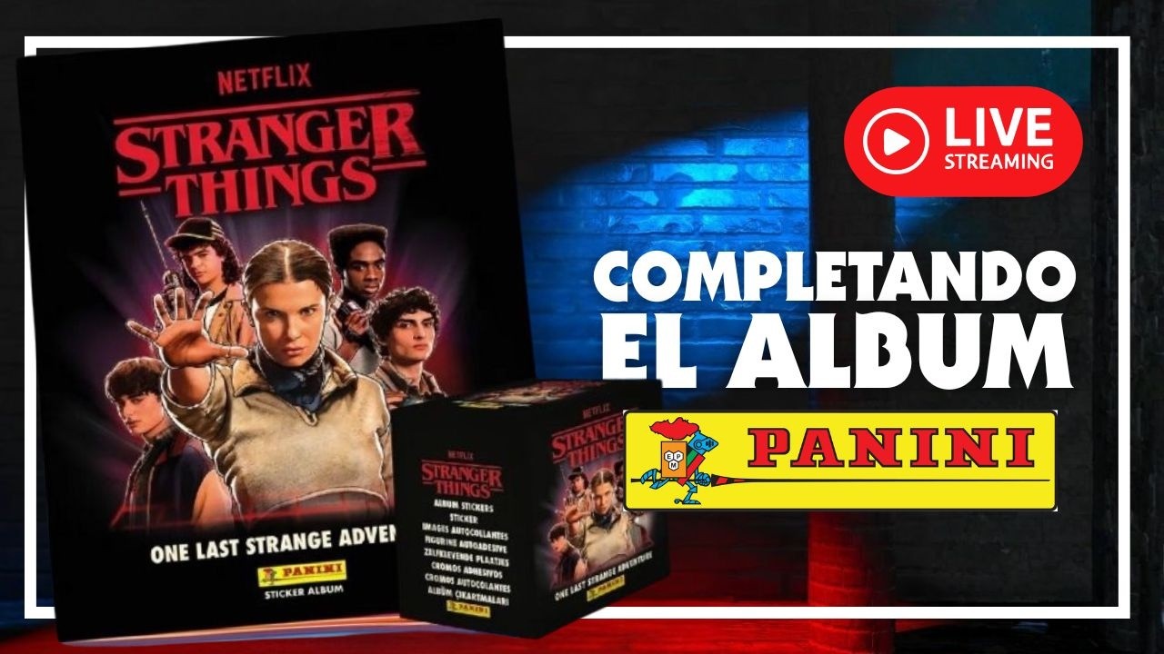 Completando el ÁLBUM de STRANGER THINGS de Panini y hablando del FINAL de la serie
