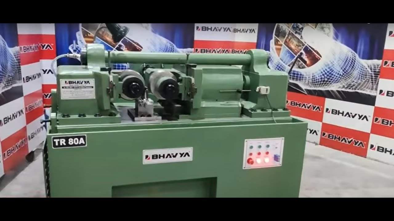 Hydraulic Thread Form Rolling Machine &ndash; TR-80A: For Enhancing Manufacturing Efficiency