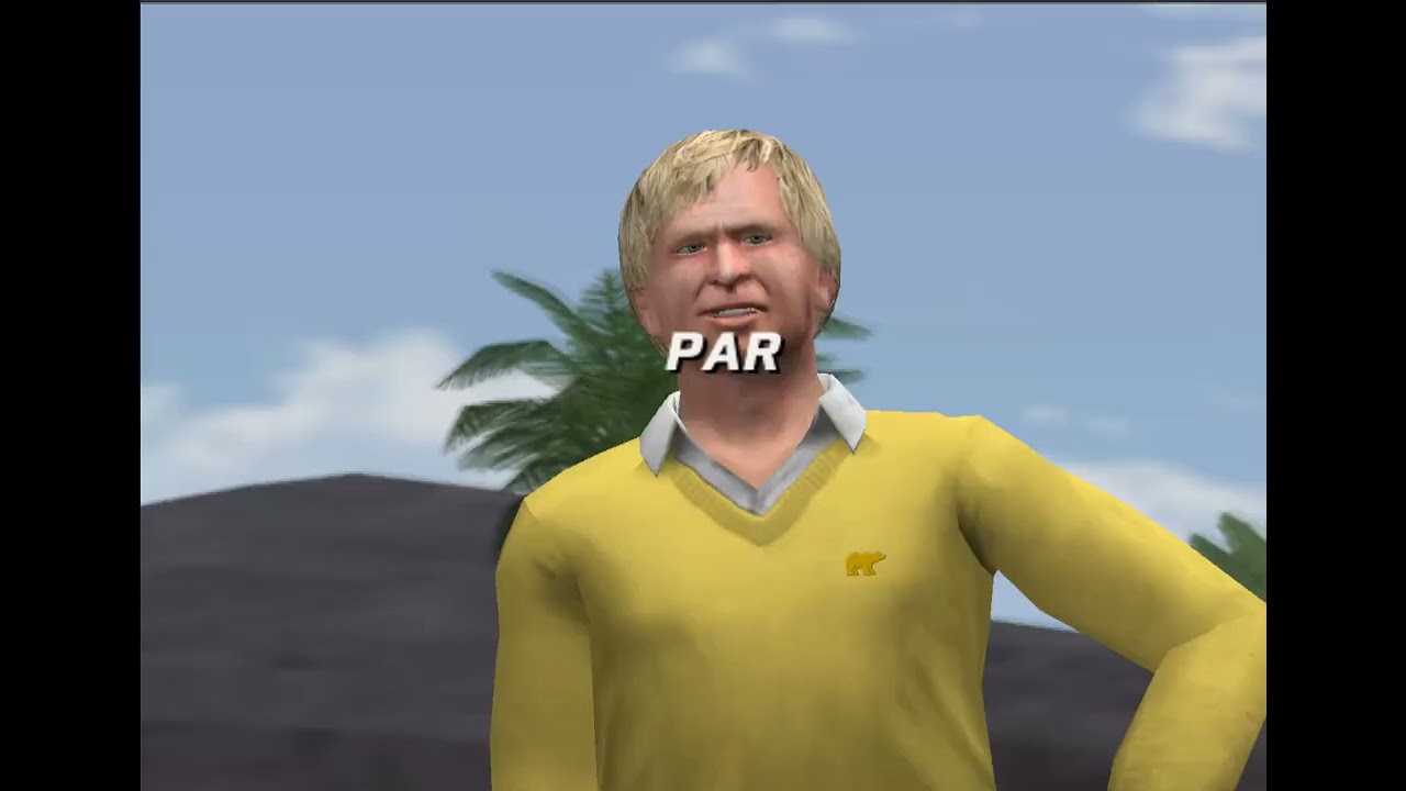 Tiger Woods PGA Tour 06 Challenge Jack Nicklaus -  PS2 PlayStation 2 Game Play