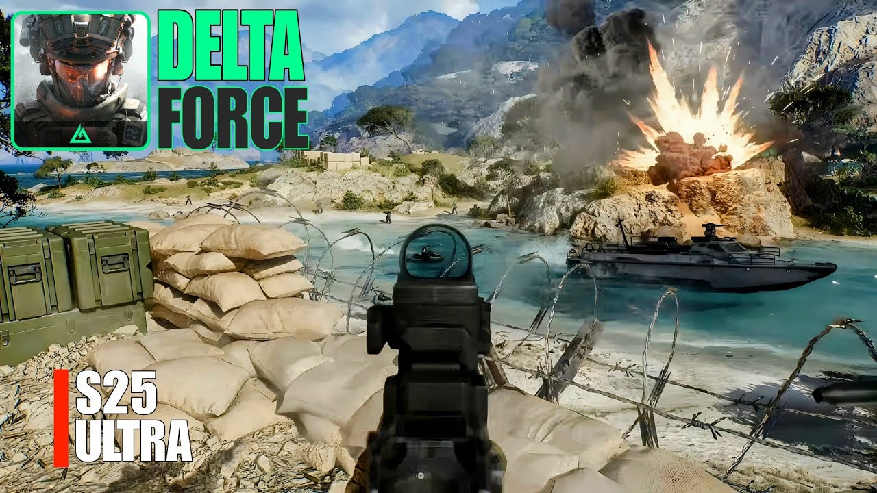 PC-Level Graphics on Mobile?! Delta Force | S25 Ultra Snapdragon Elite | 2K 60FPS
