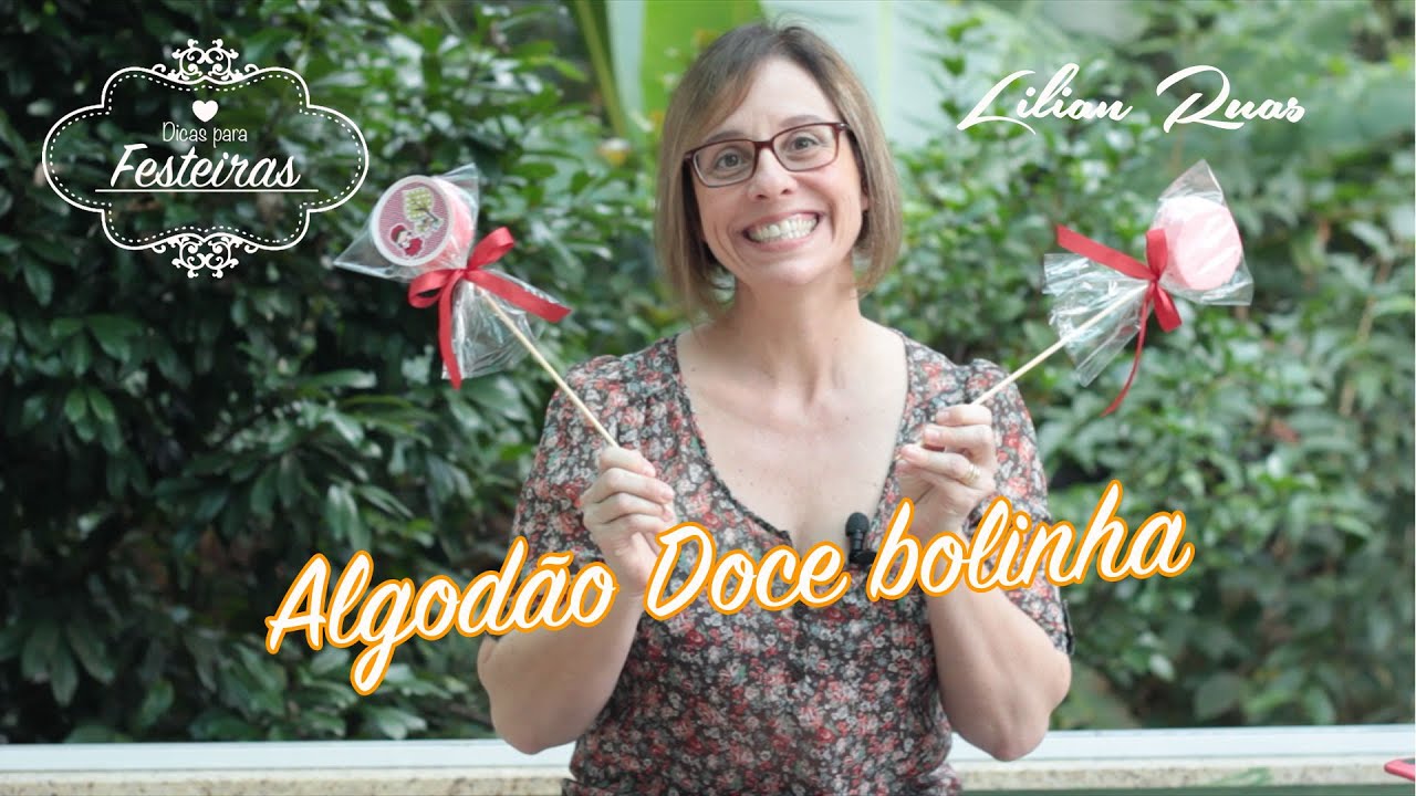 Algodão Doce Bolinha 