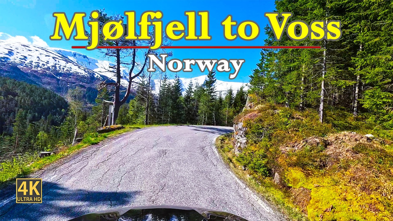 From Mjølfjell To Voss In Norway 🇳🇴 | Scenic Road Trip In Stunning 4k | POV Driving