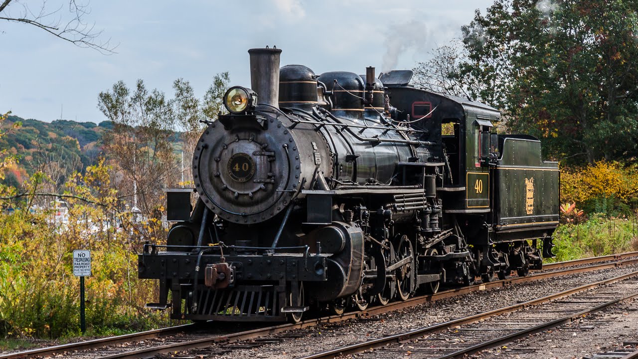 HD: Cab Ride on the Valley Railroad's #40, Essex, CT - 10-18-14