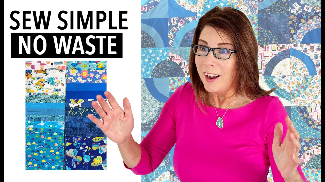 ‼️ From 10-inch squares ⏰ 5 HOURS - 2 CUTS | Layer Cake 43 🍰 | Fast Easy STASHBUSTER Quilt Tutorial