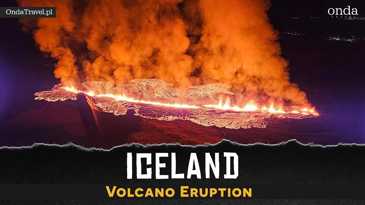 NOW NEWS Erupcja wulkanu Islandia wiadomości RUV 🛑 Iceland erupcja wulkanu  Hagafell Grindavik