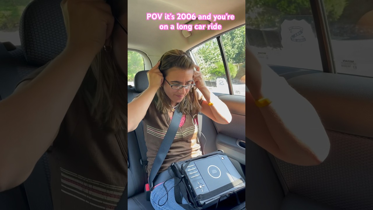 Nothing a portable dvd player couldn&rsquo;t fix #millennials #early2000s #nostalgia