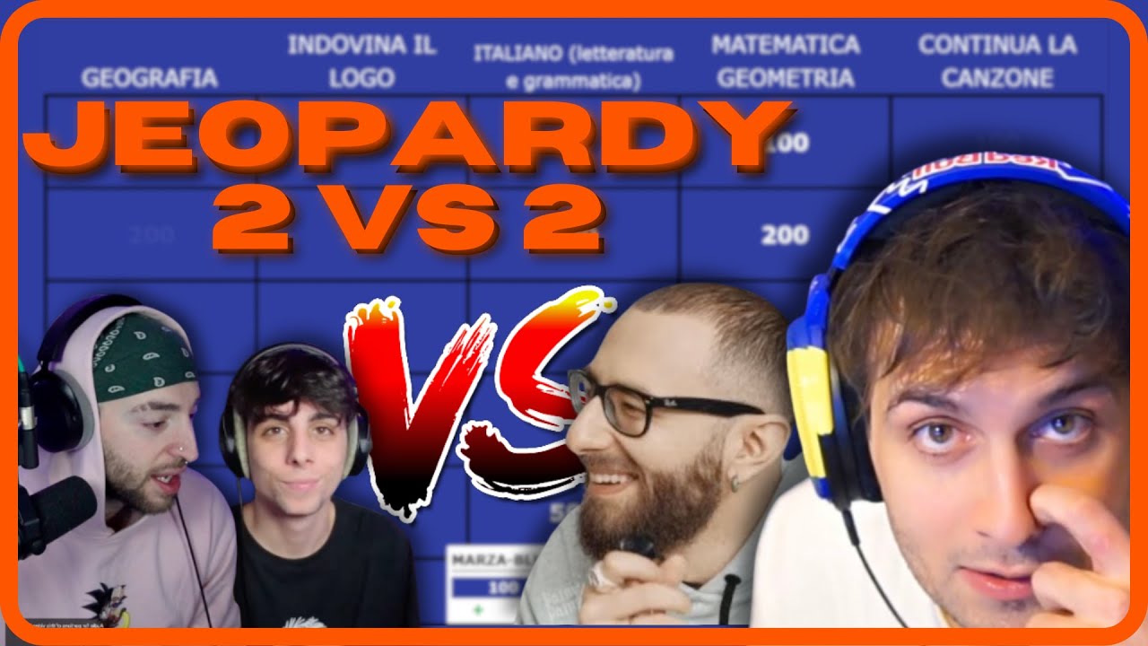 BLUR & MARZA sfidano MANUXO & PESH su JEOPARDY !!🔥