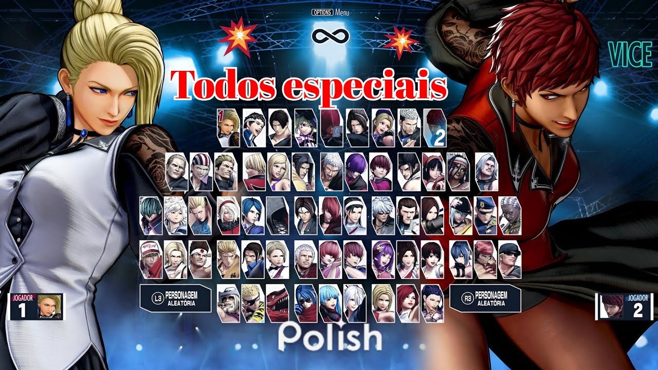 Kof 15 todos especiais  supremos incluindo todas Dlc