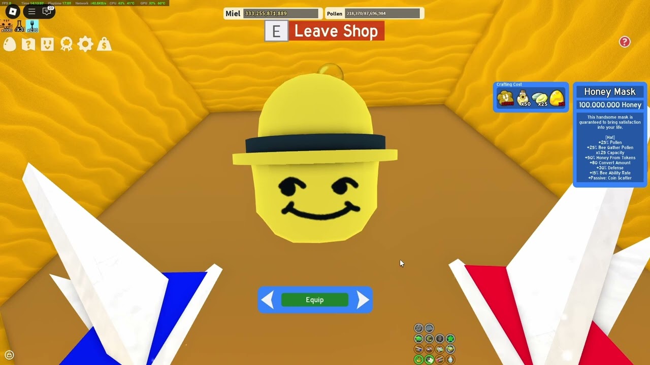 L'ordre des items dans Bee swarm simulator (TUTO #1)