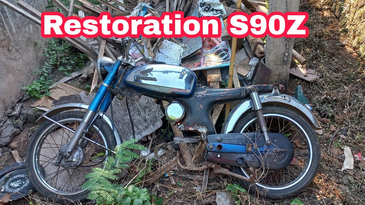 restorasi motor tua | s90 mesin karisma |cara merestorasi motor tua| old motorcycle full restoration
