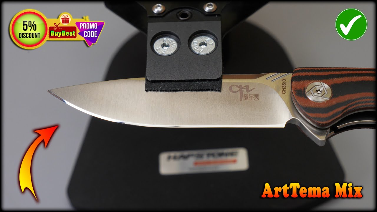 Perfect Convex Edge! Full Step by Step Guide Convex Sharpening a Pocket Knife on Hapstone RS ULTRA
