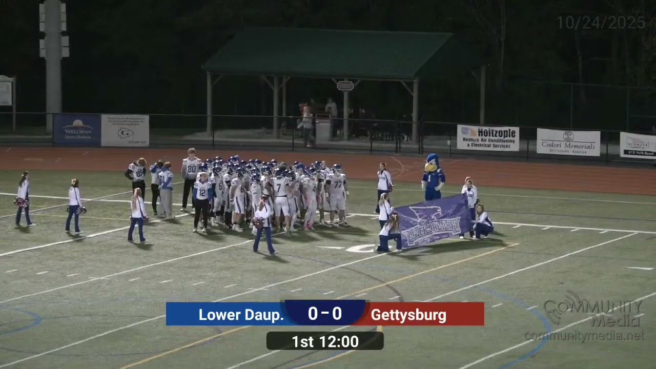 Game of the Week - High School Football - Lower Dauphin @ Gettysburg -  10/24/2025
