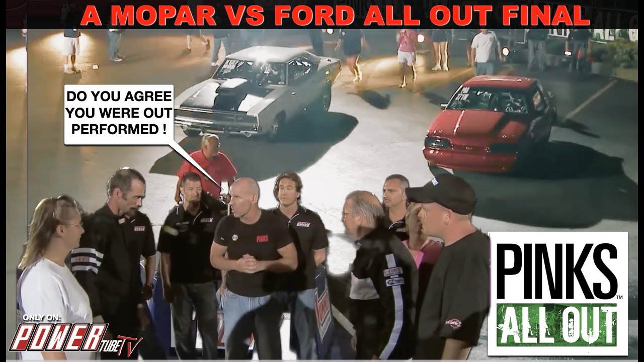 PINKS ALL OUT - It's a Mopar vs Ford 