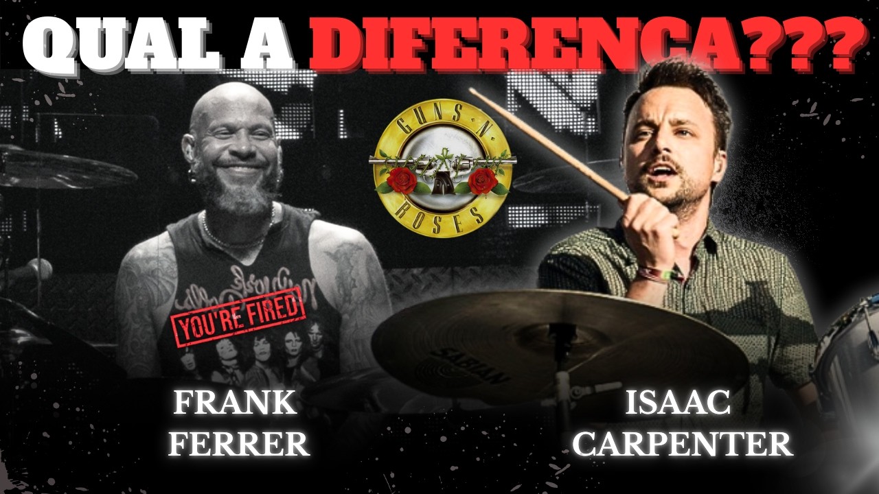 FRANK FERRER ERA UM BATERISTA MEDÍOCRE PARA O GUNS N' ROSES? E QUEM É O "NOVATO" ISAAC CARPENTER???