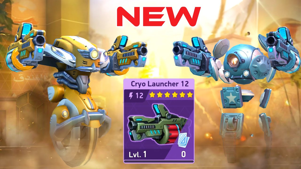NEW WEAPON Cryo Launcher 12 with Killshot & Surge - Mech Arena