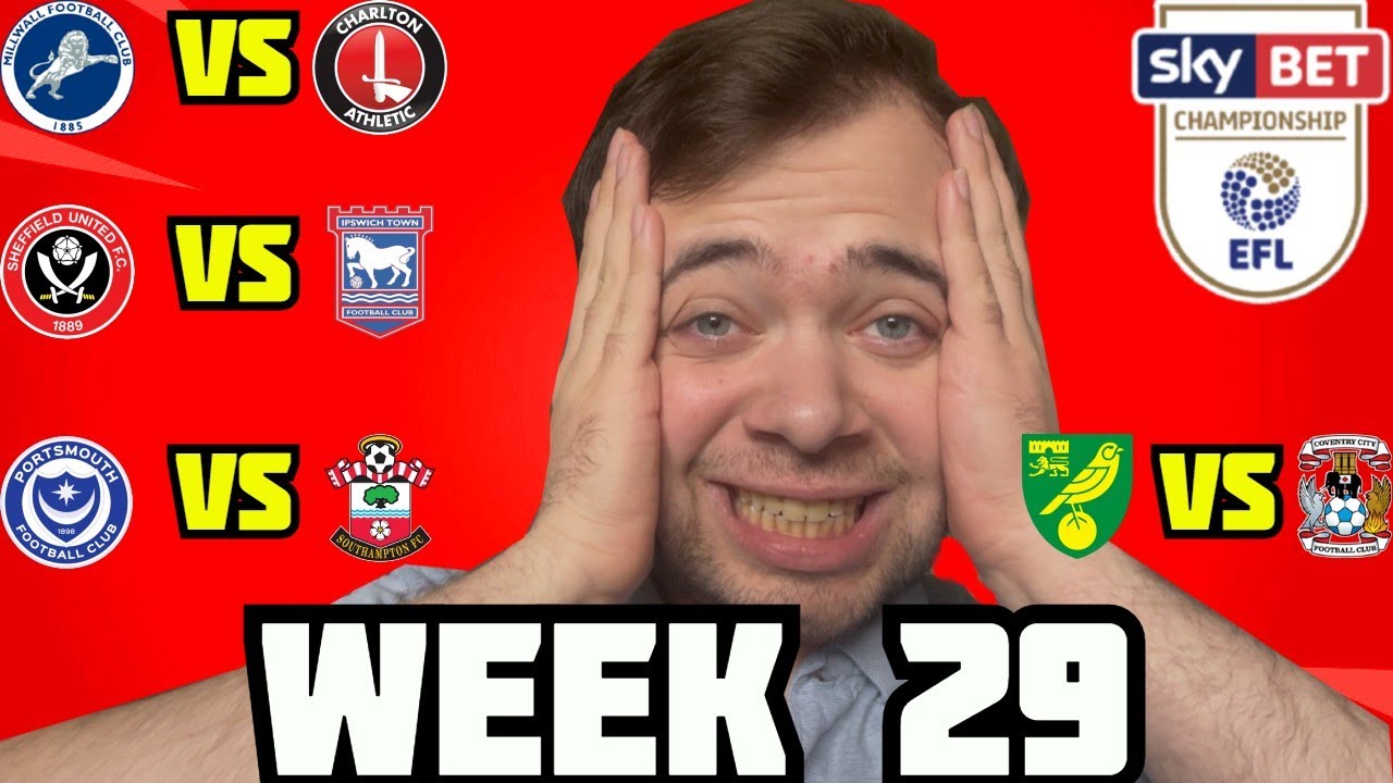 MY WEEK 29 CHAMPIONSHIP SCORE PREDICTIONS!