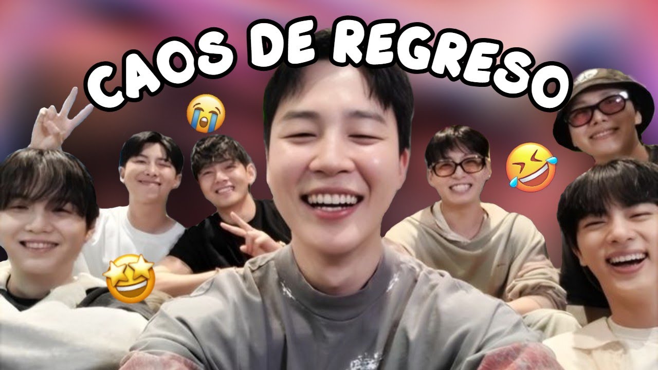 BTS SIENDO CA&Oacute;TICOS TRAS SU REGRESO DEL SERVICIO MILITAR