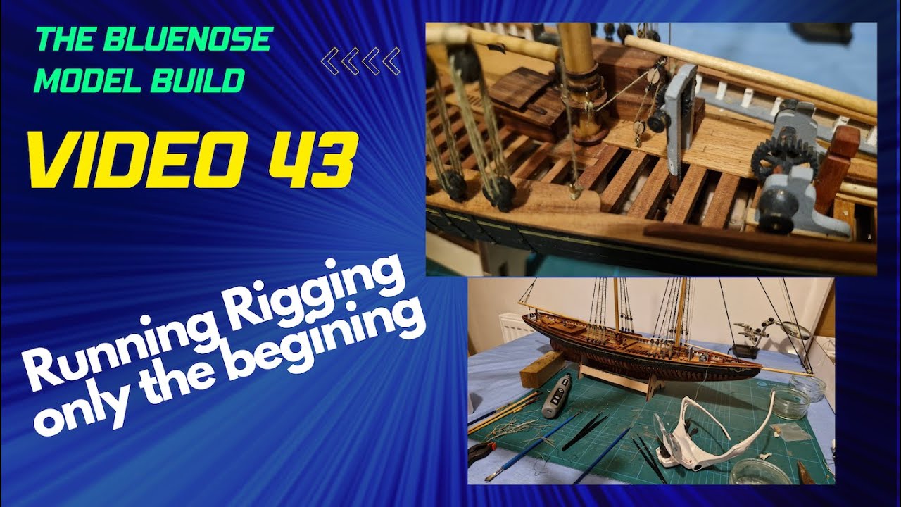 Running rigging, the first of many.