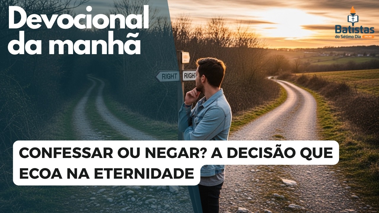 Confessar ou Negar? A Decisão que Ecoa na Eternidade | Devocional da Manhã