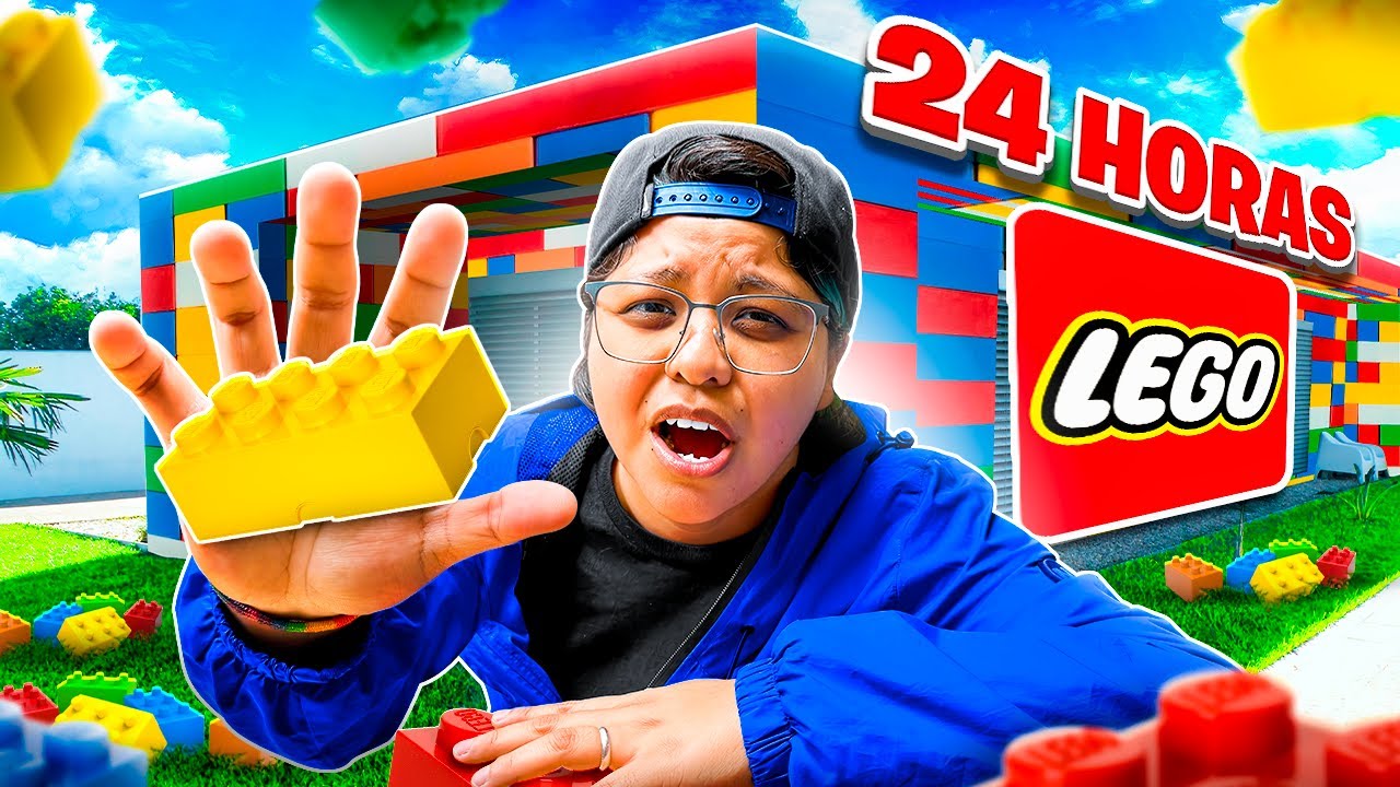 SOBREVIVÍ 24 HORAS EN UNA CASA DE LEGO 😱 | Patho