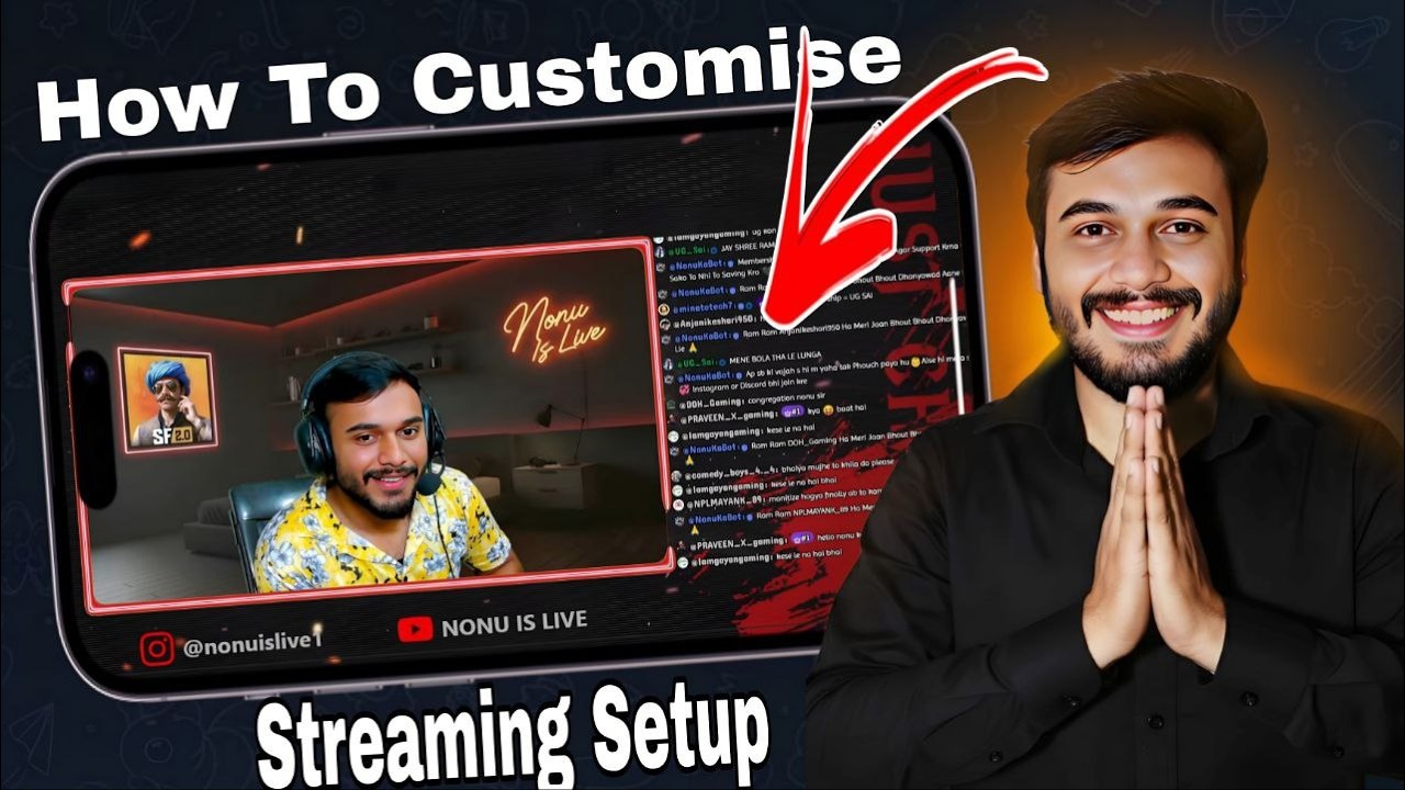 How to create Chatting Scene in OBS ( Professional Look ) Streaming Setup !