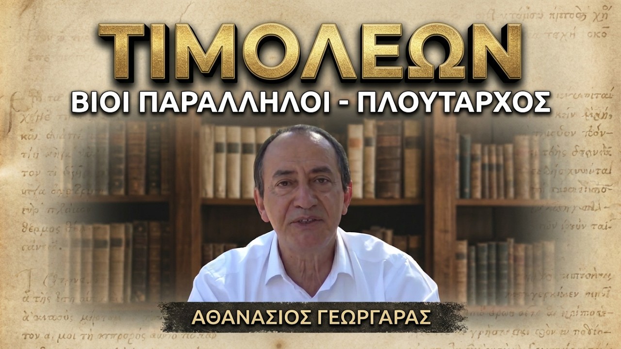 Πλουτάρχου ΒΙΟΙ ΠΑΡΑΛΛΗΛΟΙ  14η εκπομπή   ΤΙΜΟΛΕΩΝ   Αθανάσιος Γεωργάρας