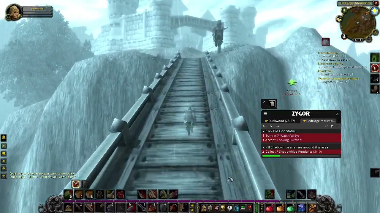 27-29 Warrior TBC Leveling Fury Alliance, Dyzizzers Redridge