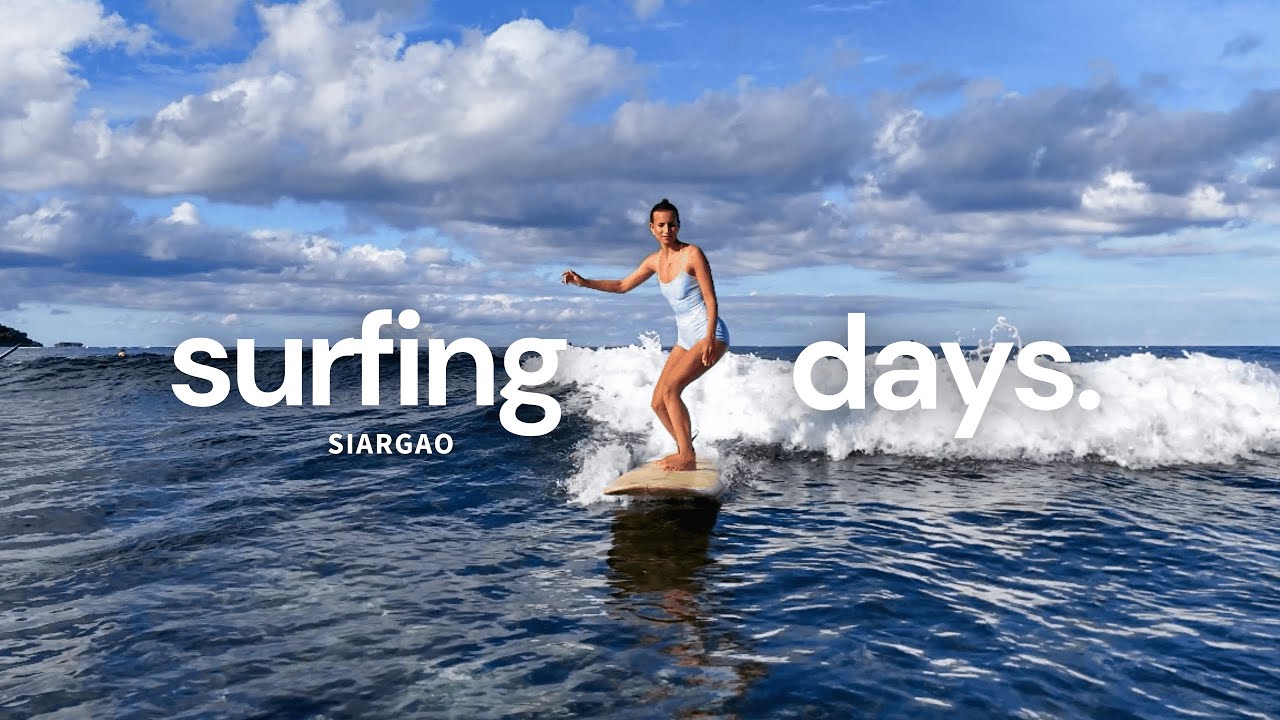 Surfing in Siargao Philippines | Solo travel vlog