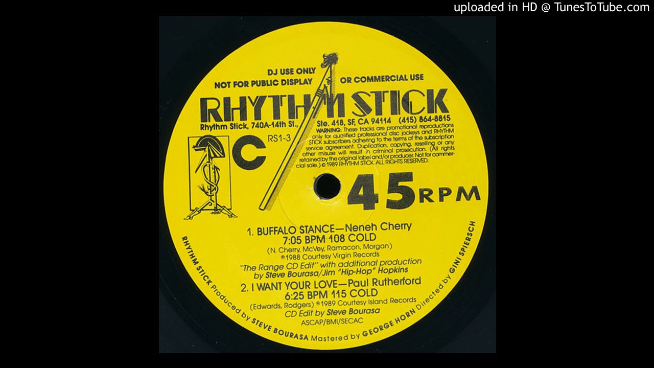 Paul Rutherford - I Want Your Love (Rhythm Stick Version)
