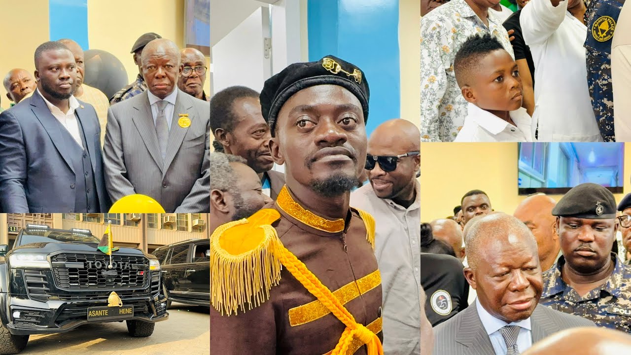 Otumfuo storms Okomfo Anokye Hospital to inspects the ongoing projecte