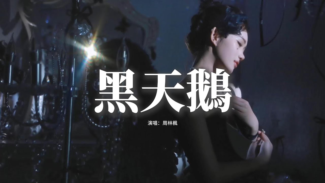 周林楓 - 黑天鵝『他笑我傻~，輕易就信了他瞎編的鬼話，我笑我傻~，妄想一生只愛一人的童話。』【動態歌詞MV】