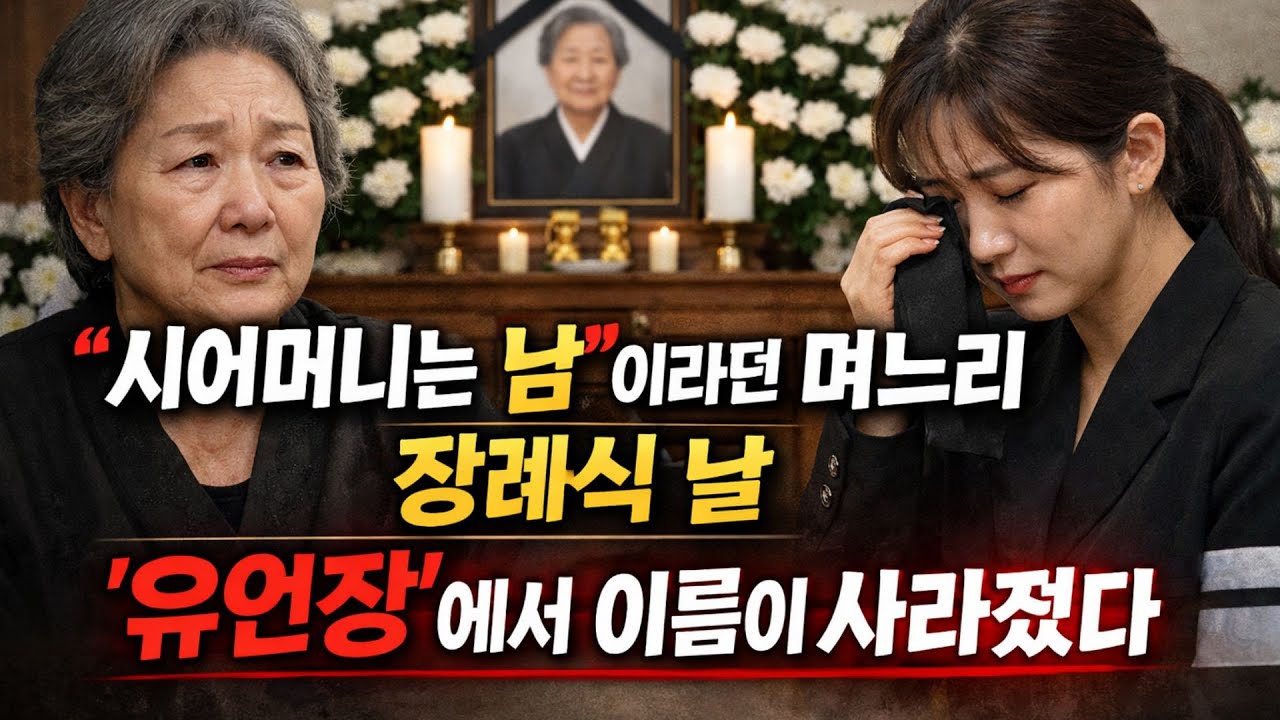 “시어머니는 남”이라던 며느리, 장례식 날 ‘유언장’에서 이름이 사라졌다  #시니어사연 #실화사연 #감동사연 #눈물사연 #사연읽어주는채널 #가족사연 #부모자식