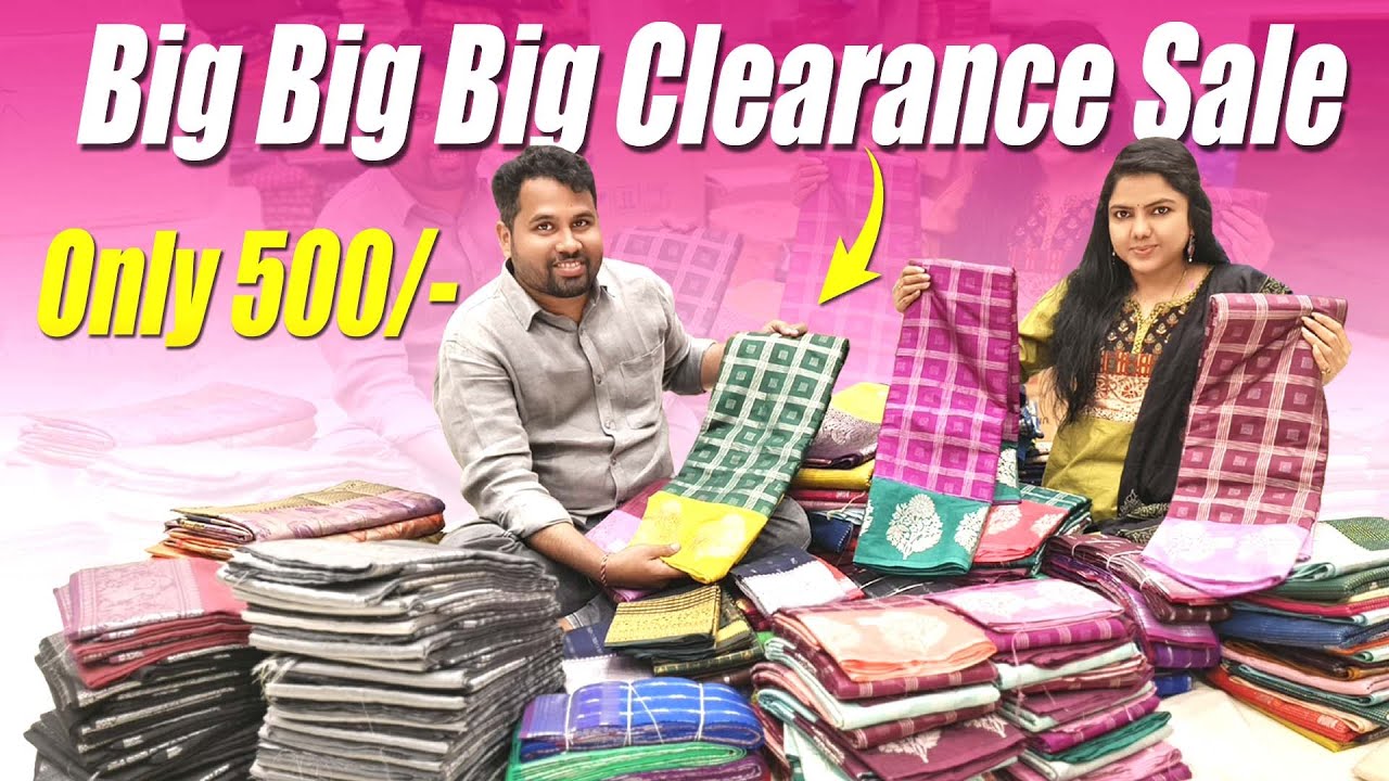 Big big big clearance sale...Only 500/-