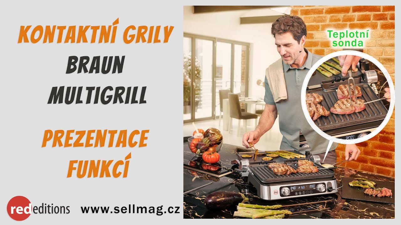 Braun MultiGrill 9 Pro - otestovali jsme nový kontaktní gril a jeho teplotní sondu