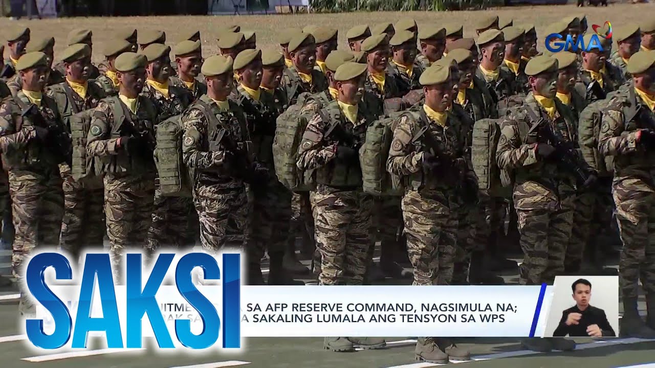 Recruitment para sa AFP Reserve Command, nagsimula na; isasabak sa giyera sakaling lumala... | Saksi