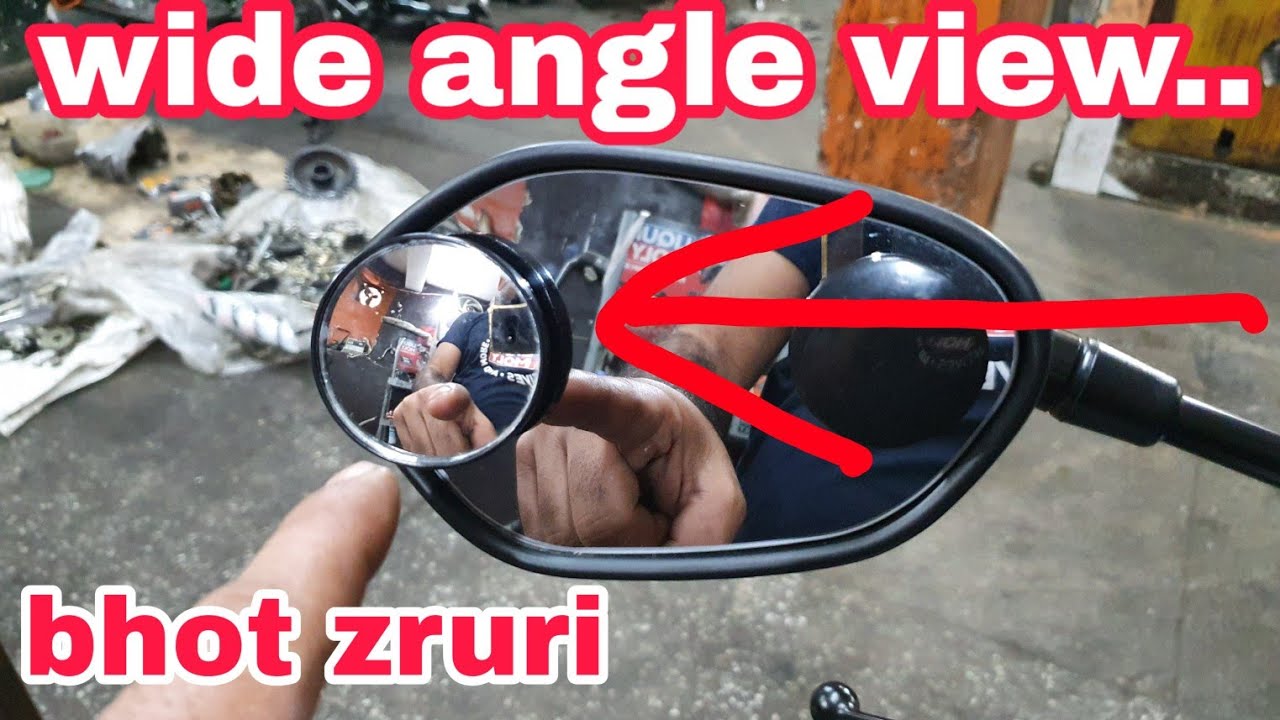 blindspot mirror for all vehicles | ncr mororcycles |