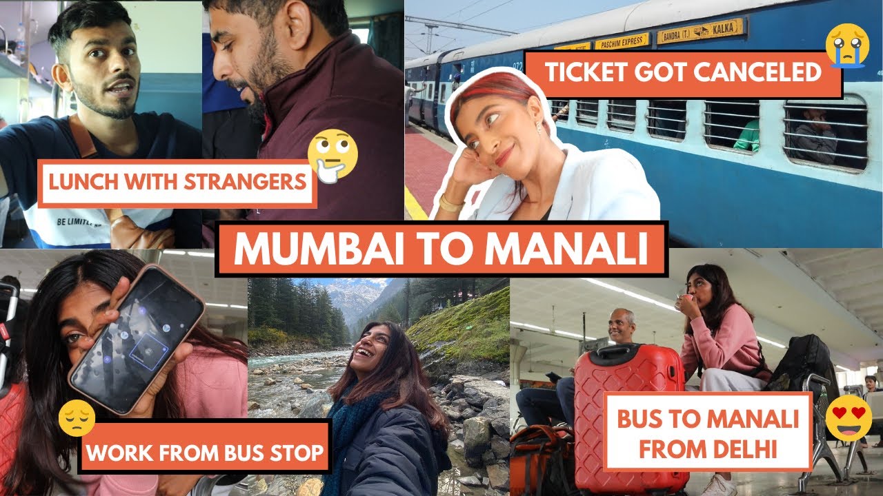 Ticket Didn't Get Confirm😓 | Friendships with STRANGERS 🙄| Mumbai to Manali | Radhika Jagtap Vlogs