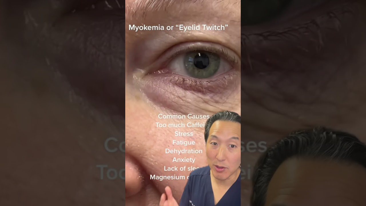 What is Myokymia or Eyelid Twitching From?