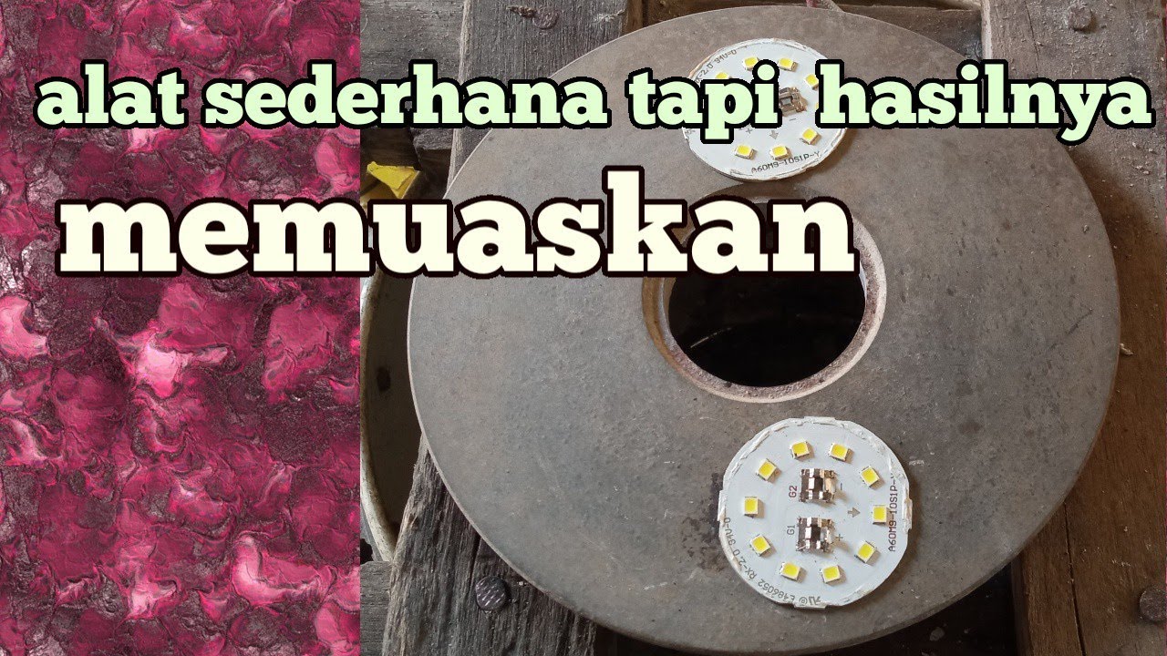 Cara mudah membuat alat pelepas mata led