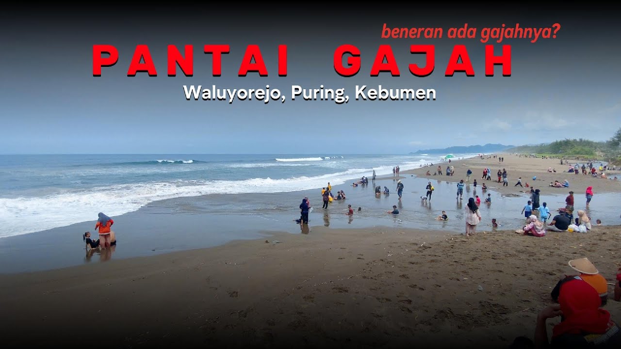 Pantai Gajah Kebumen, Beach Adventure with a River Crossing