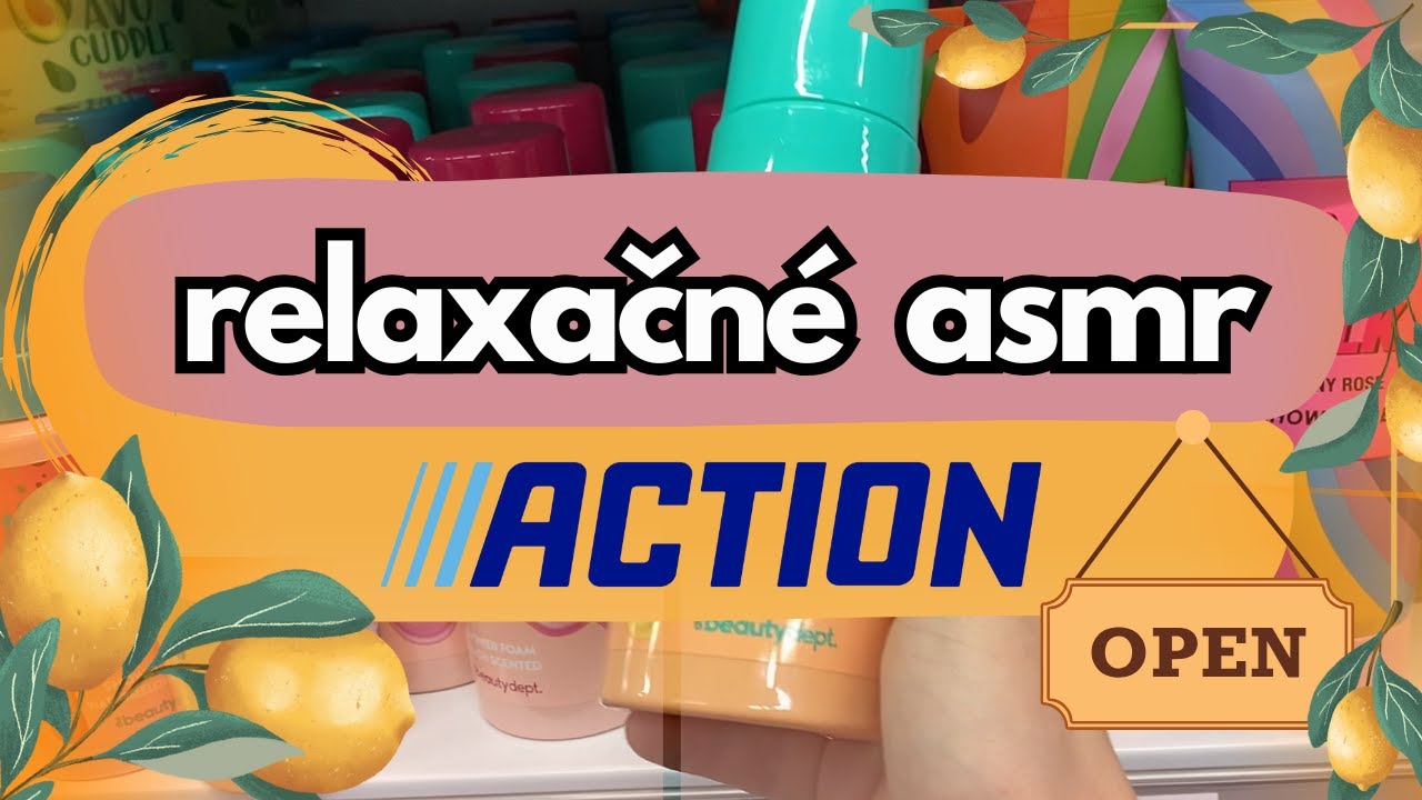 RELAXAČNÉ ŠEPKANIE V ACTIONE 🔥 |asmr|