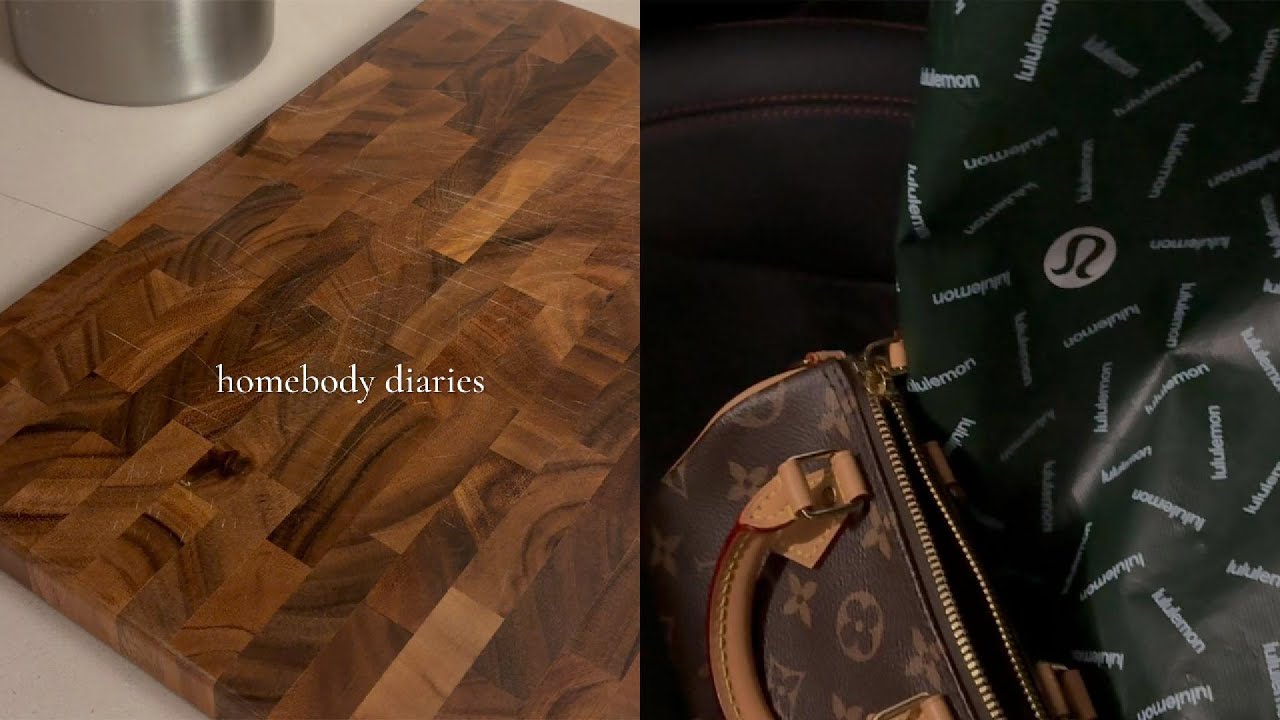 homebody diaries (tiny fridge restock, declutter makeup, japanese milk bread & chuck roast)